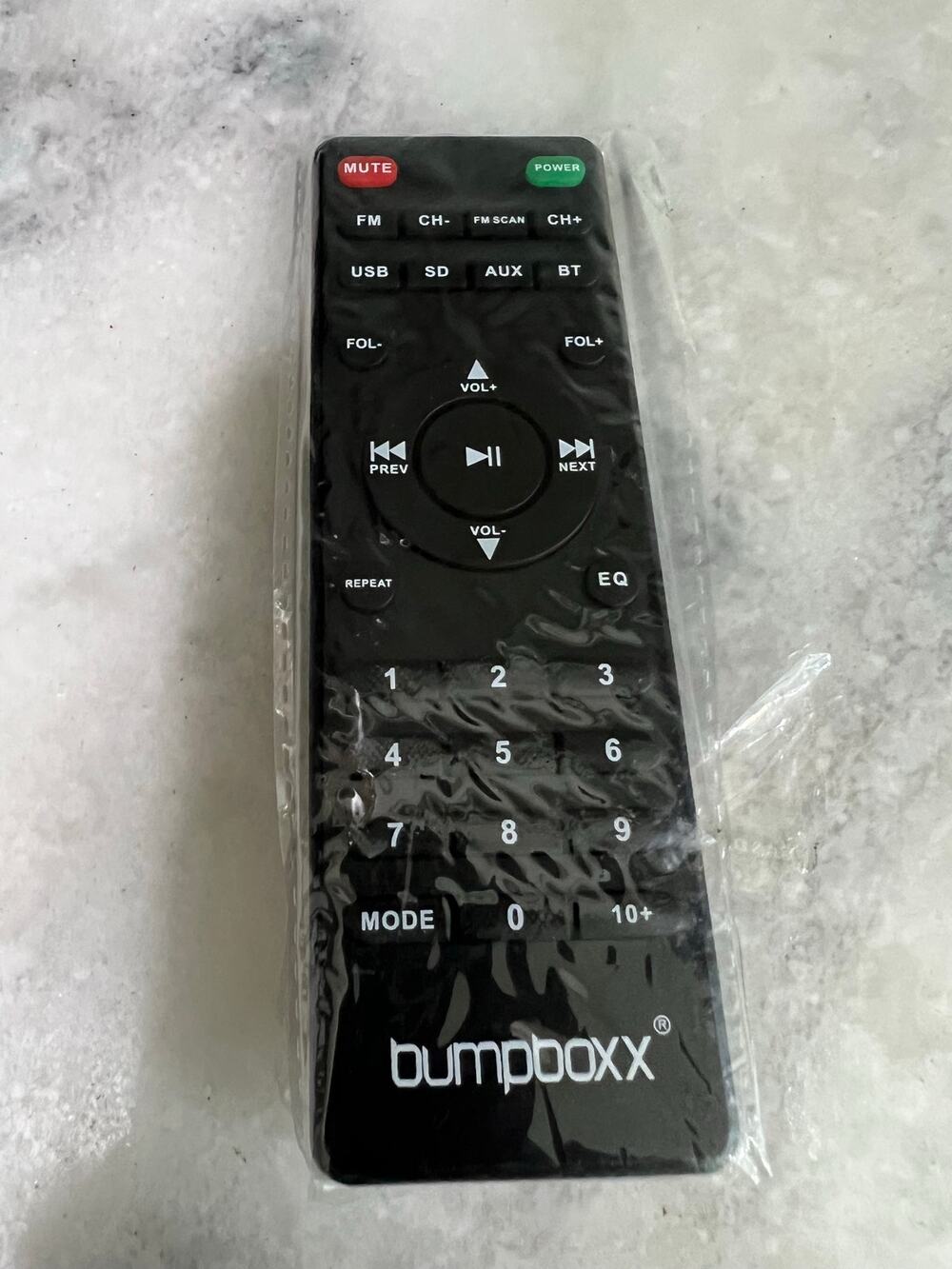 Bumpboxx Replacement Remote Control OEM Bluetooth Speaker USB SD AUX FM New